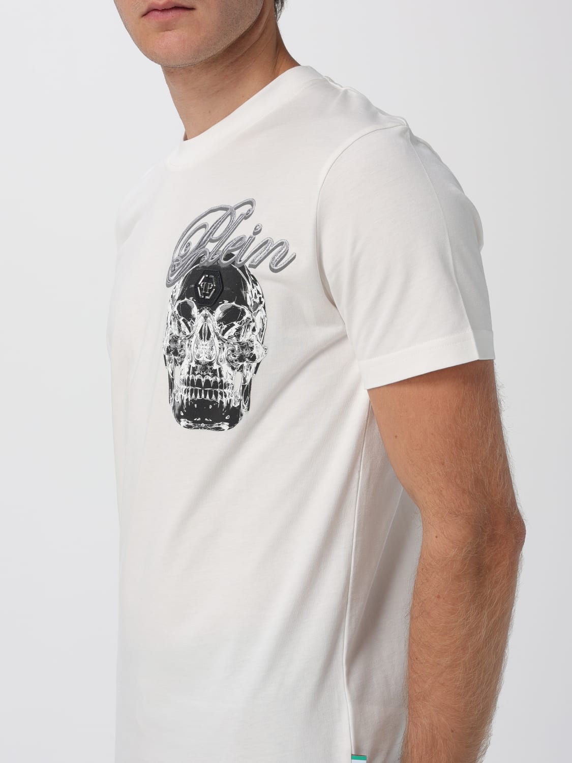 PHILIPP PLEIN T-SHIRT: T-shirt men Philipp Plein, White - Img 4