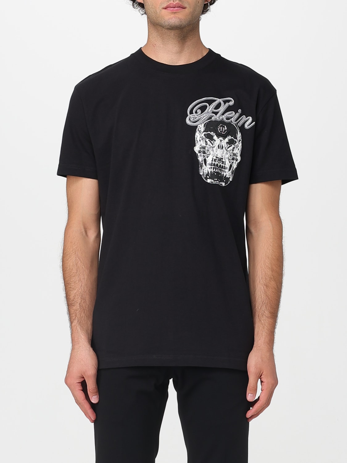 PHILIPP PLEIN T-SHIRT: T-shirt men Philipp Plein, Black - Img 1