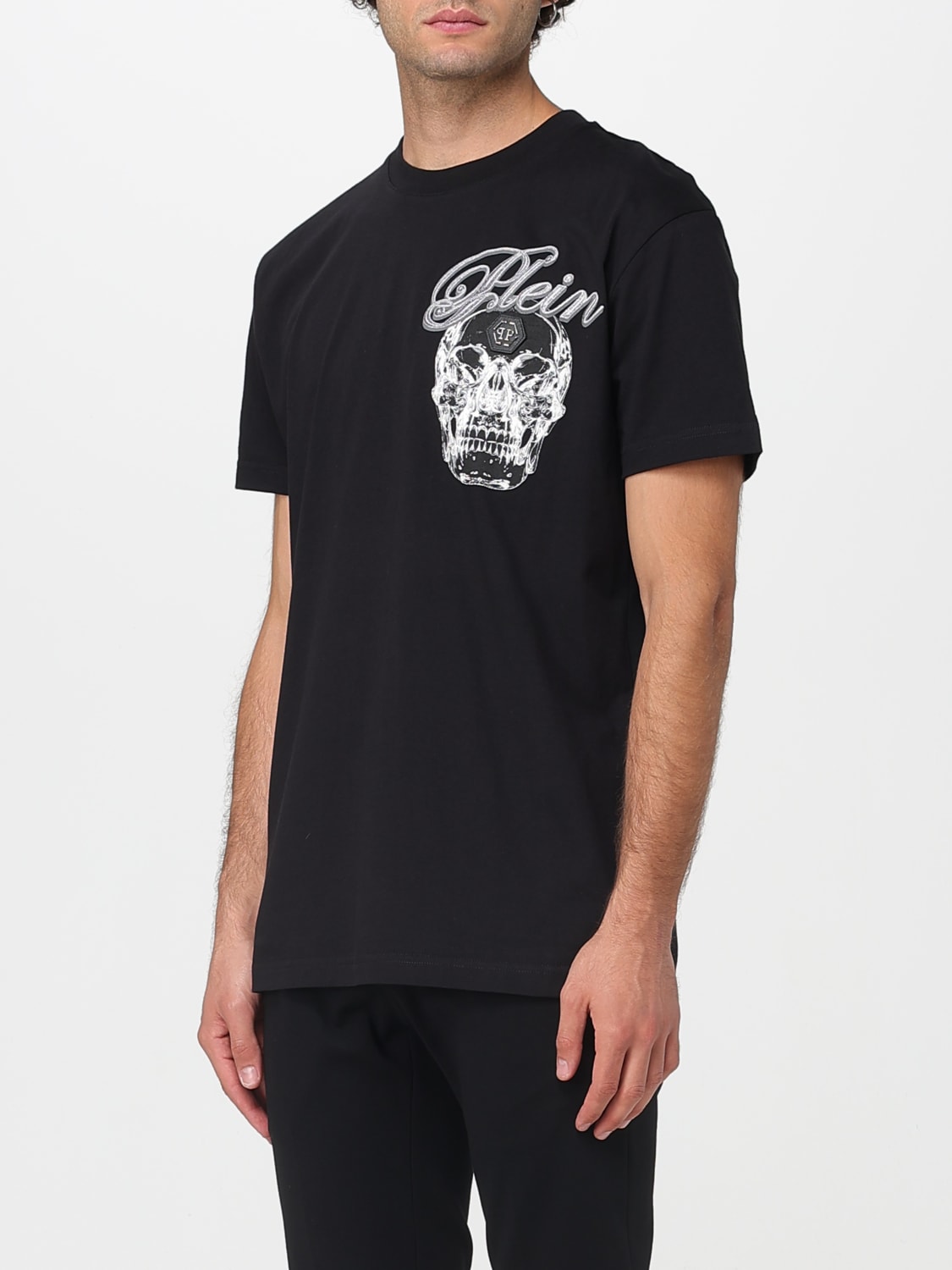 PHILIPP PLEIN T-SHIRT: T-shirt men Philipp Plein, Black - Img 3