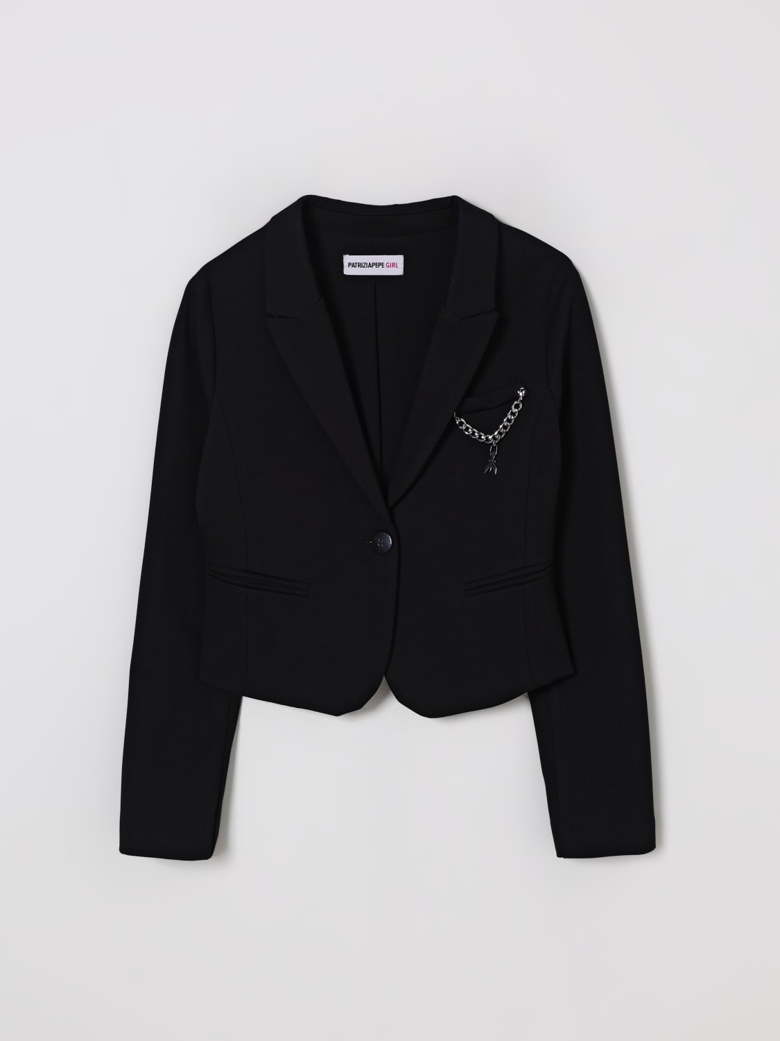 PATRIZIA PEPE JACKET: Jacket kids Patrizia Pepe, Black - Img 1