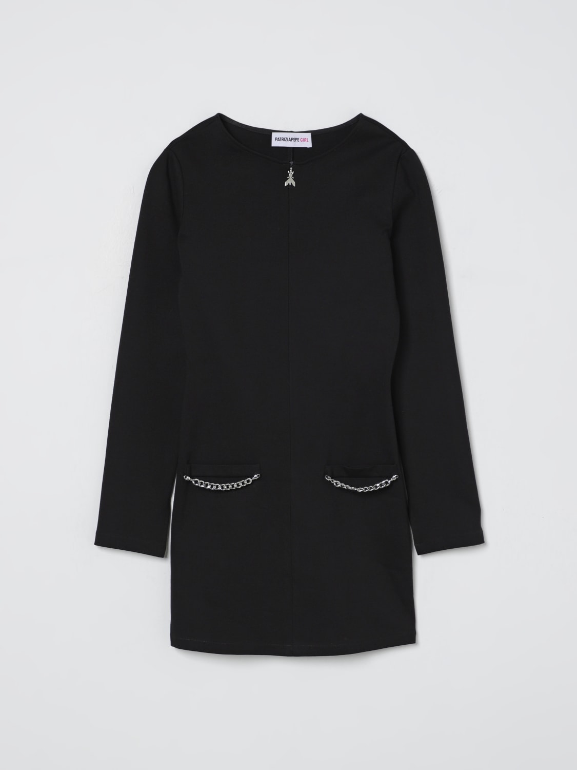 PATRIZIA PEPE KLEID: Kleid kinder Patrizia Pepe, Schwarz - Img 1
