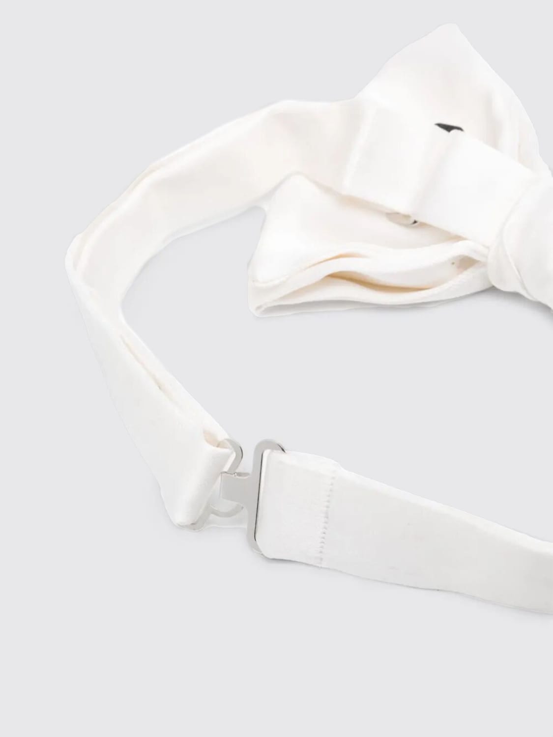 GIORGIO ARMANI BOW TIE: Bow tie men Giorgio Armani, White - Img 2
