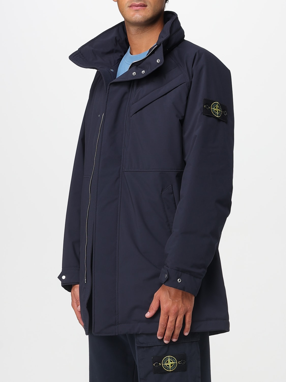 STONE ISLAND COAT: Coat men Stone Island, Navy - Img 4