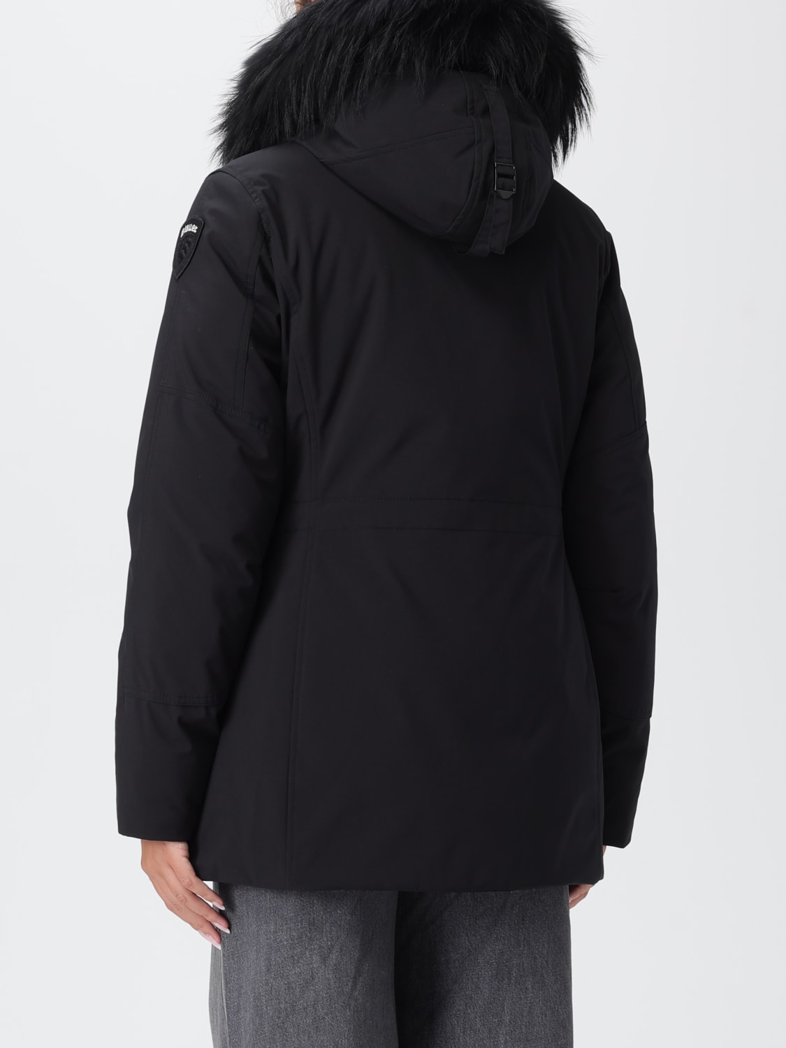 BLAUER COAT: Jacket woman Blauer, Black - Img 2