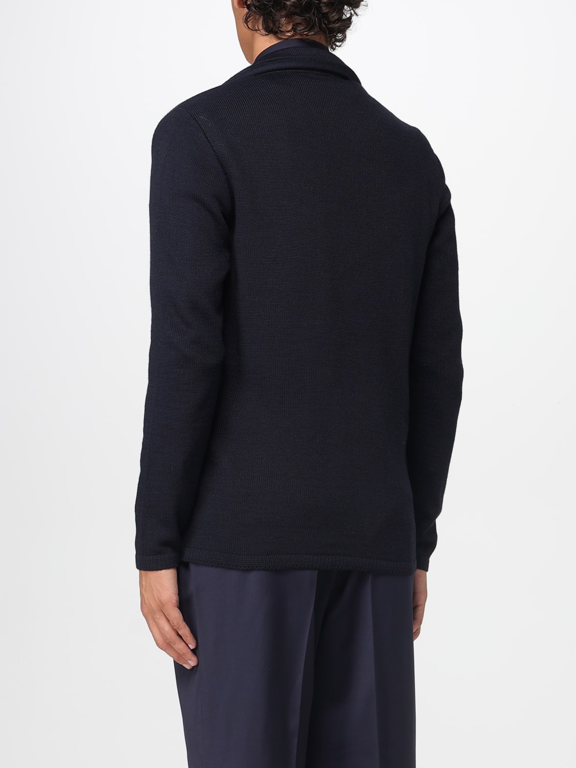 MANUEL RITZ 外套: 西服外套 男士 Manuel Ritz, 蓝色 - Img 2