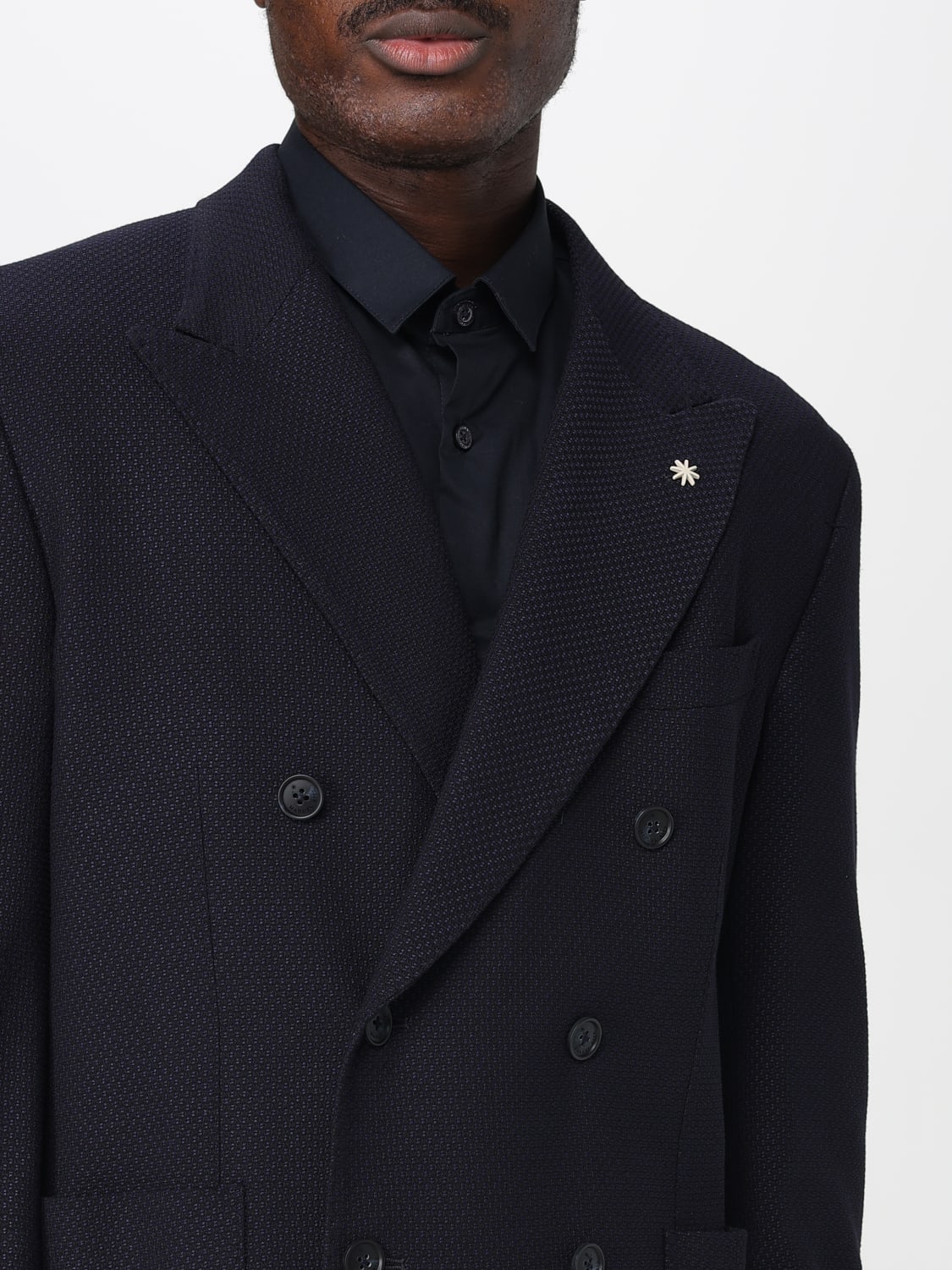 MANUEL RITZ VESTE: Blazer homme Manuel Ritz, Bleu - Img 4