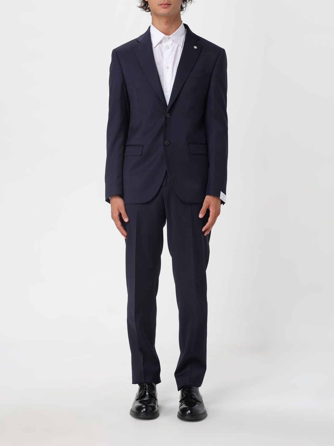 MANUEL RITZ КЛАССИЧЕСКИЙ КОСТЮМ: Классический костюм Мужское Manuel Ritz, Синий - Img 1