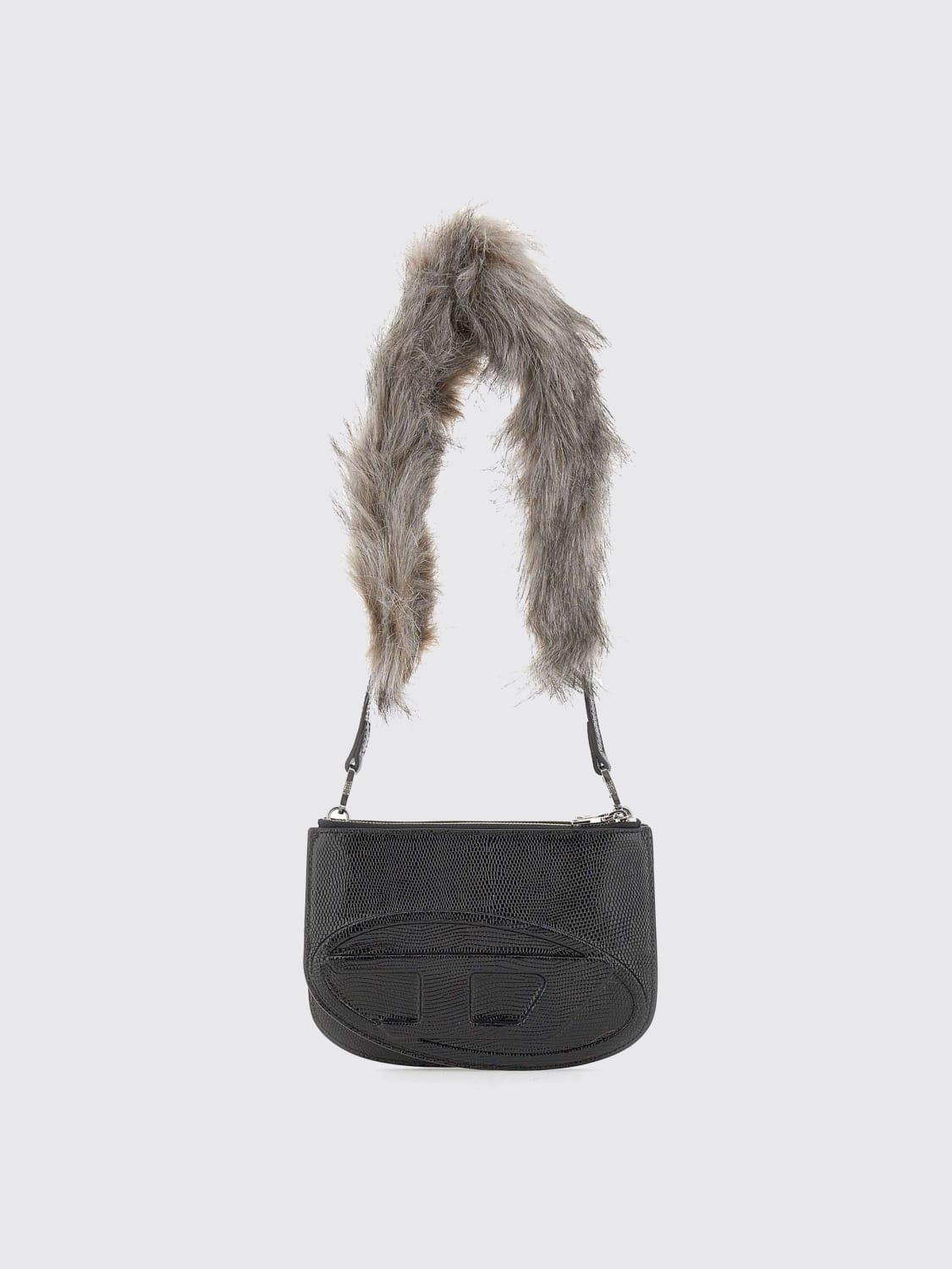 DIESEL CROSSBODY BAG: Shoulder bag woman Diesel, Black - Img 1
