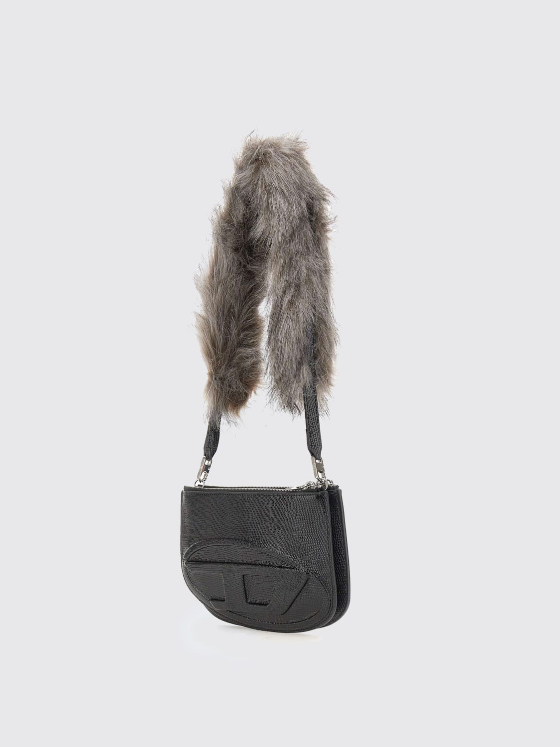DIESEL CROSSBODY BAG: Shoulder bag woman Diesel, Black - Img 2