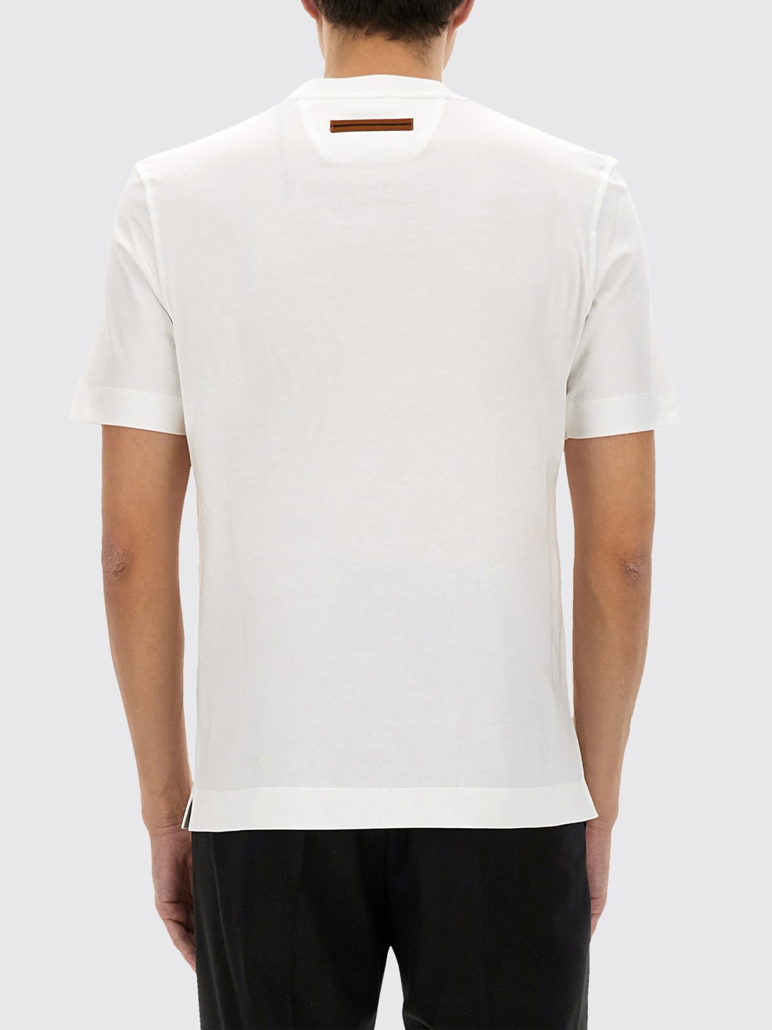 ZEGNA T-SHIRT: T-shirt herren Zegna, Weiß - Img 3