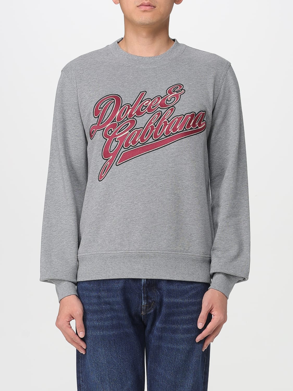 DOLCE & GABBANA SWEATSHIRT: Sweatshirt men Dolce & Gabbana, Grey - Img 1