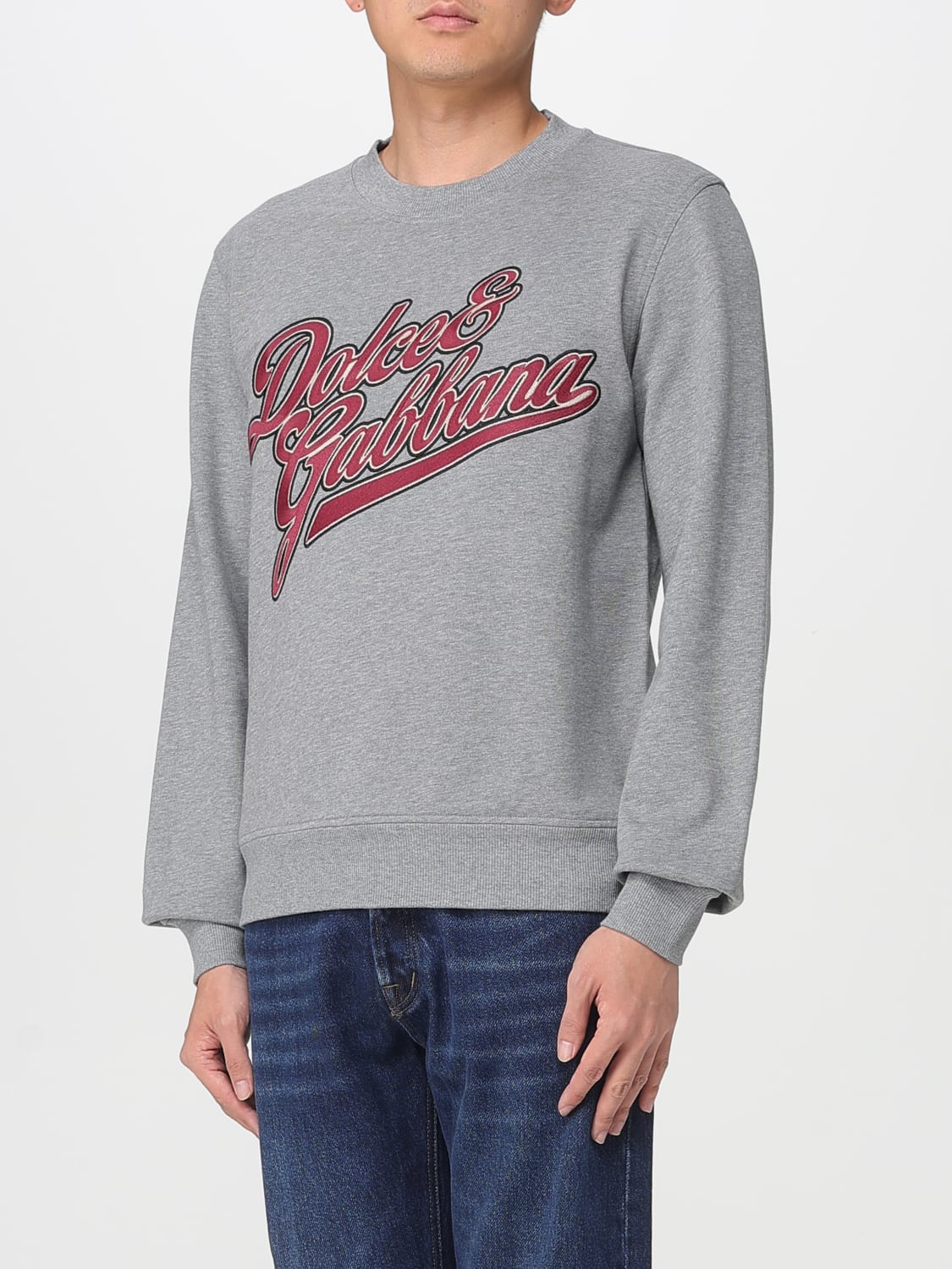 DOLCE & GABBANA SWEATSHIRT: Sweatshirt men Dolce & Gabbana, Grey - Img 4
