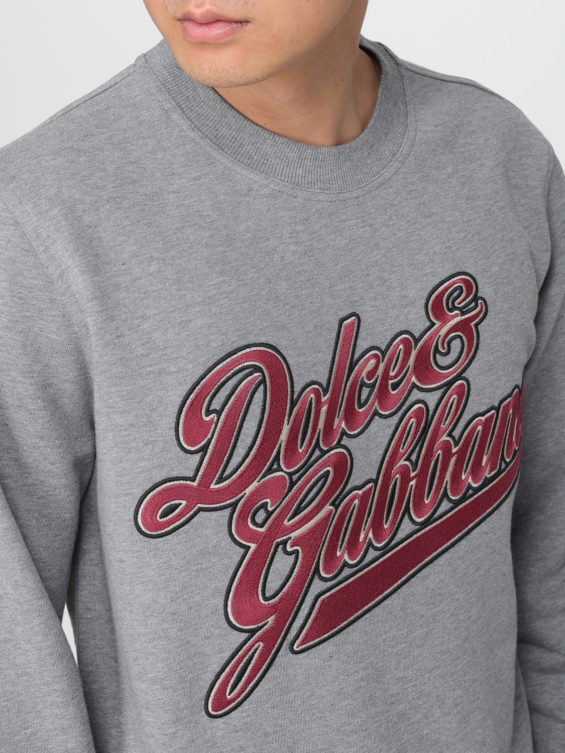 DOLCE & GABBANA SWEATSHIRT: Sweatshirt men Dolce & Gabbana, Grey - Img 5
