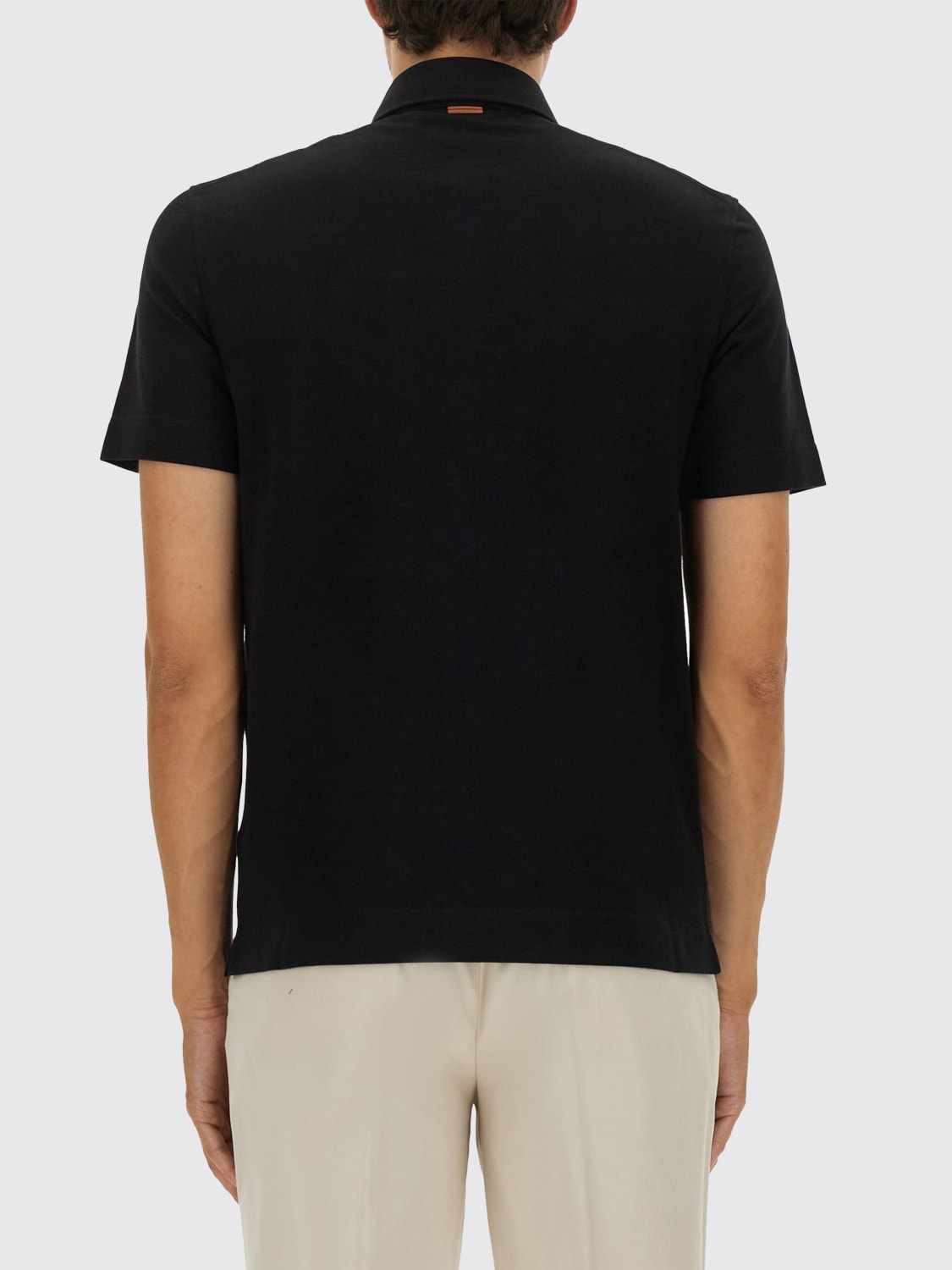 ZEGNA POLO: Polo hombre Zegna, Negro - Img 3