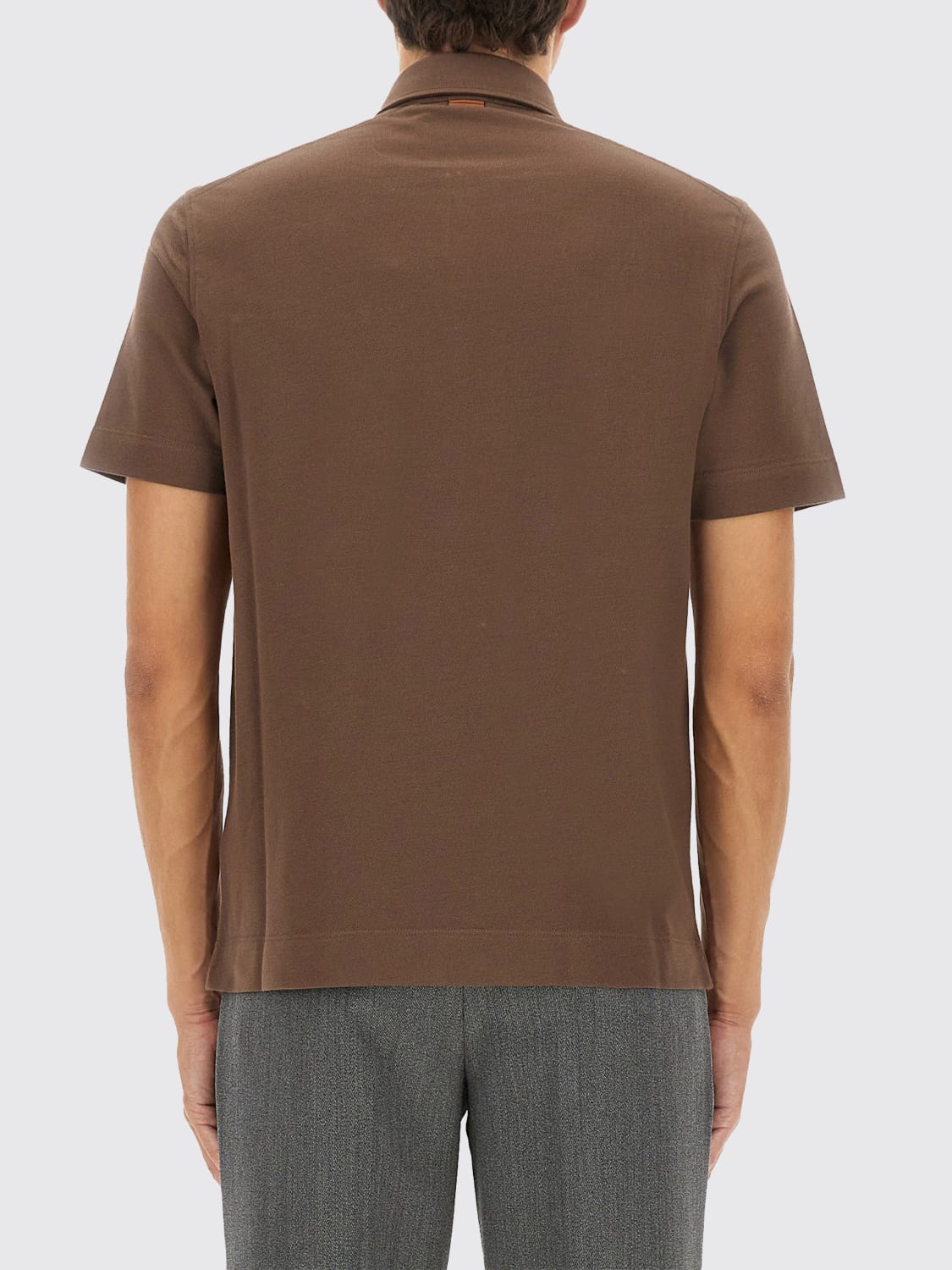 ZEGNA POLO: Polo herren Zegna, Braun - Img 3