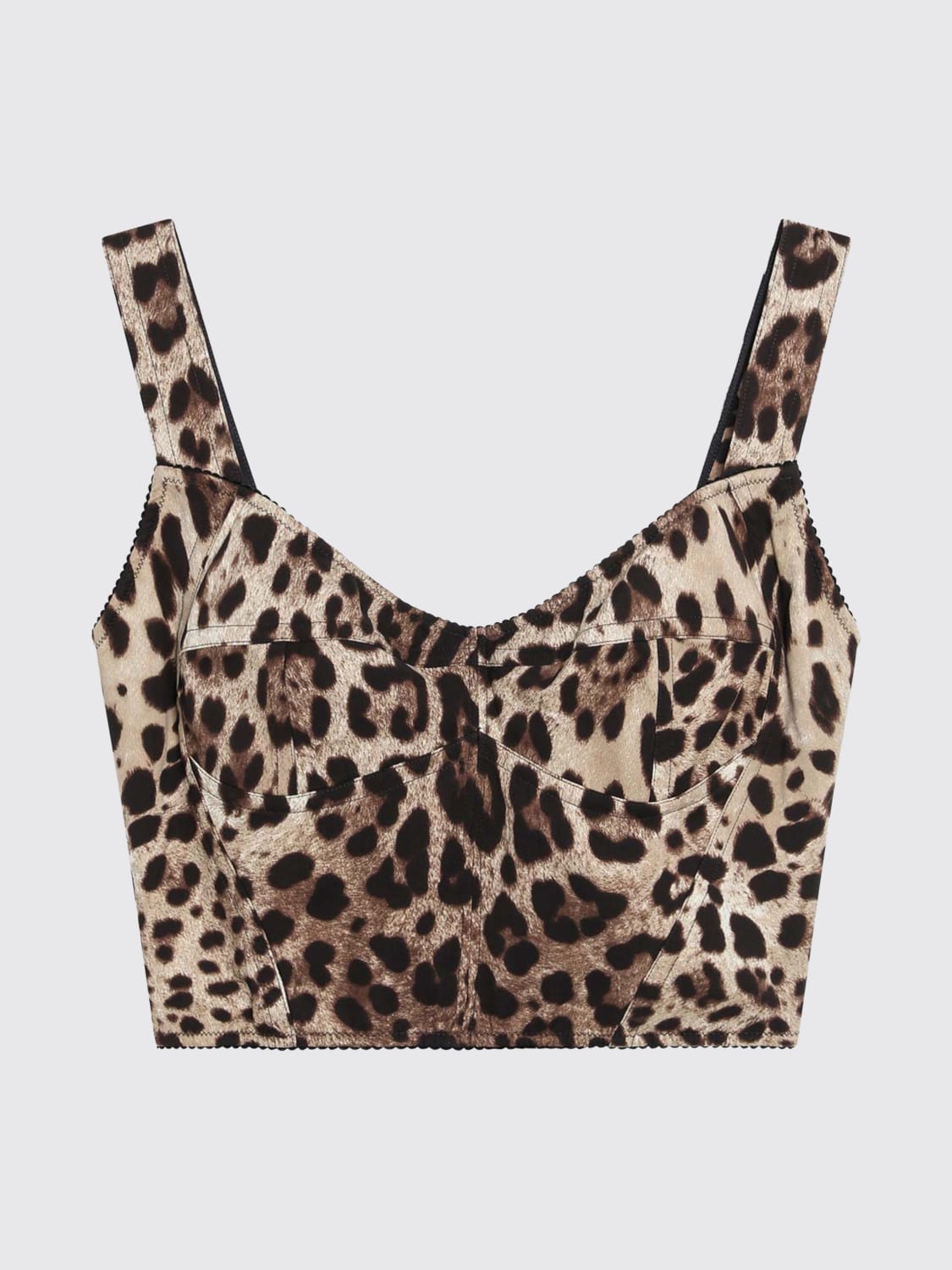 DOLCE & GABBANA TOP: Top woman Dolce & Gabbana, Multicolor - Img 1