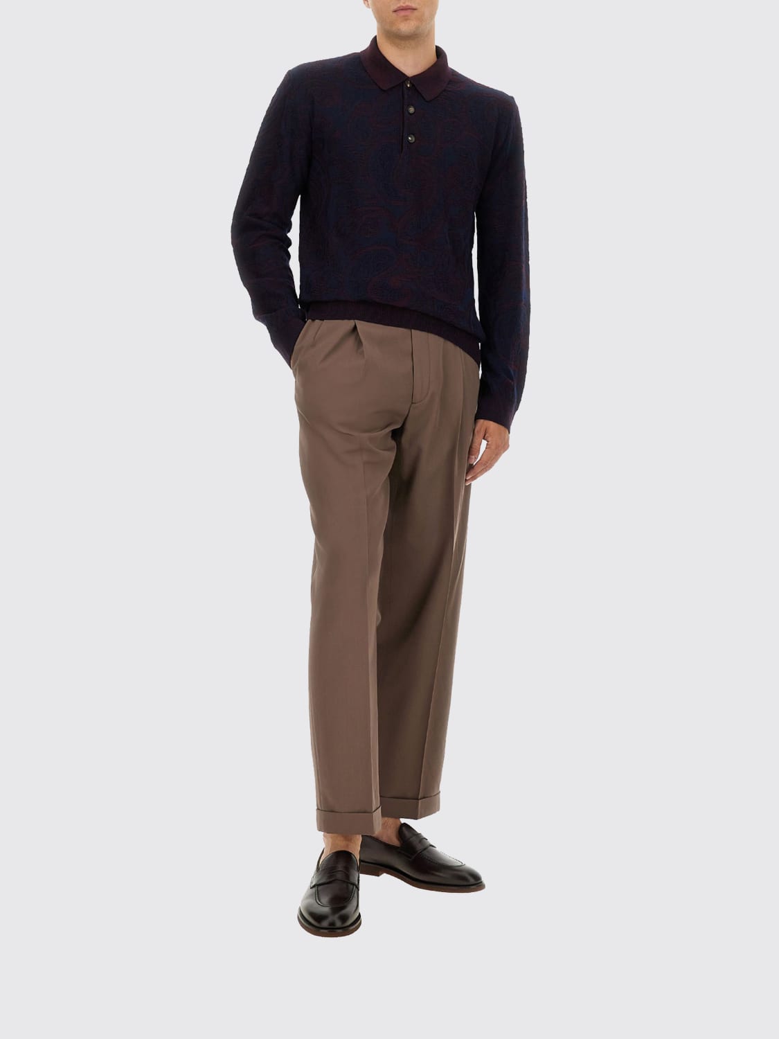 ETRO POLO: Polo herren Etro, Blau - Img 2