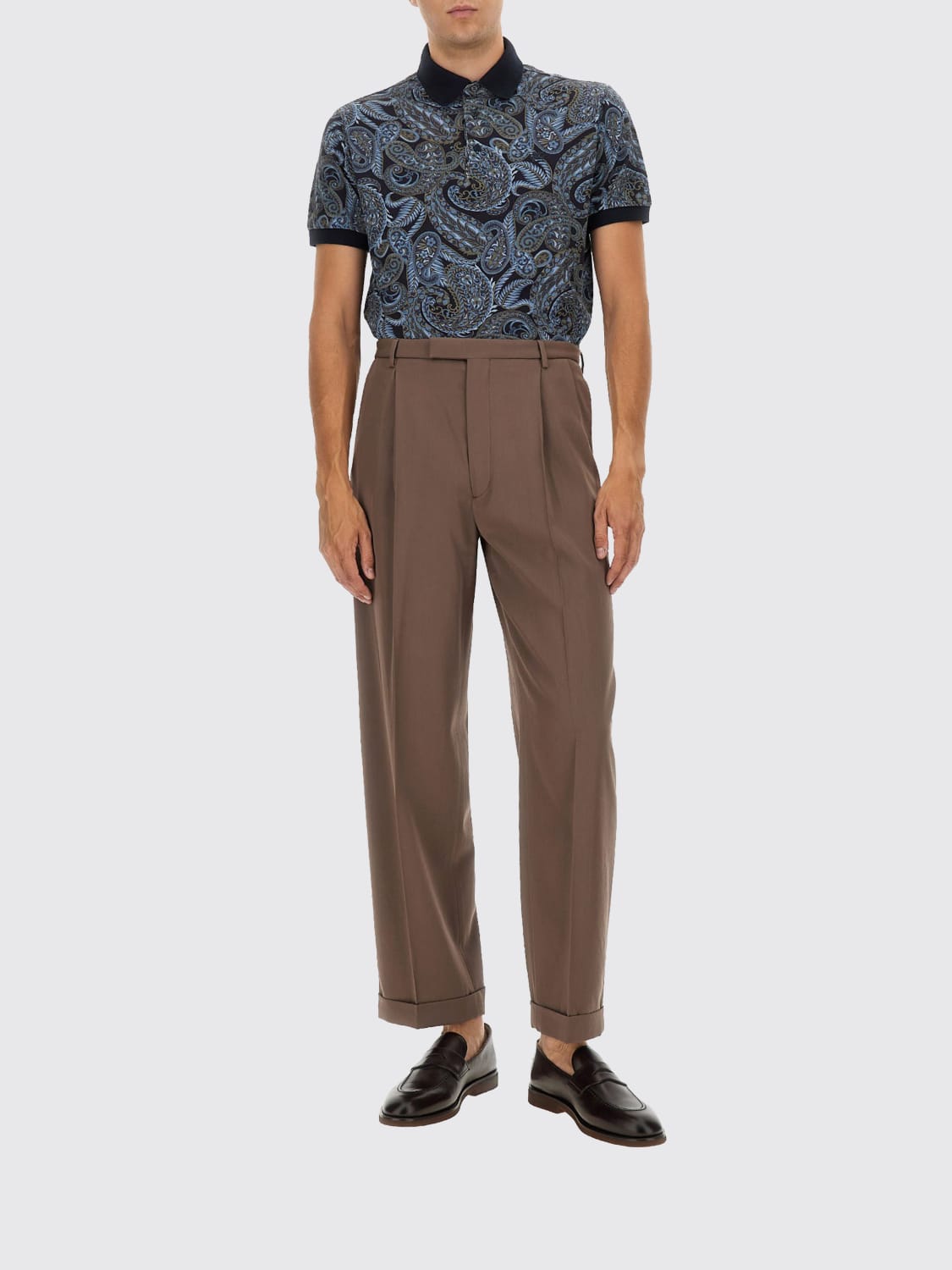 ETRO POLO: Polo hombre Etro, Azul Oscuro - Img 2