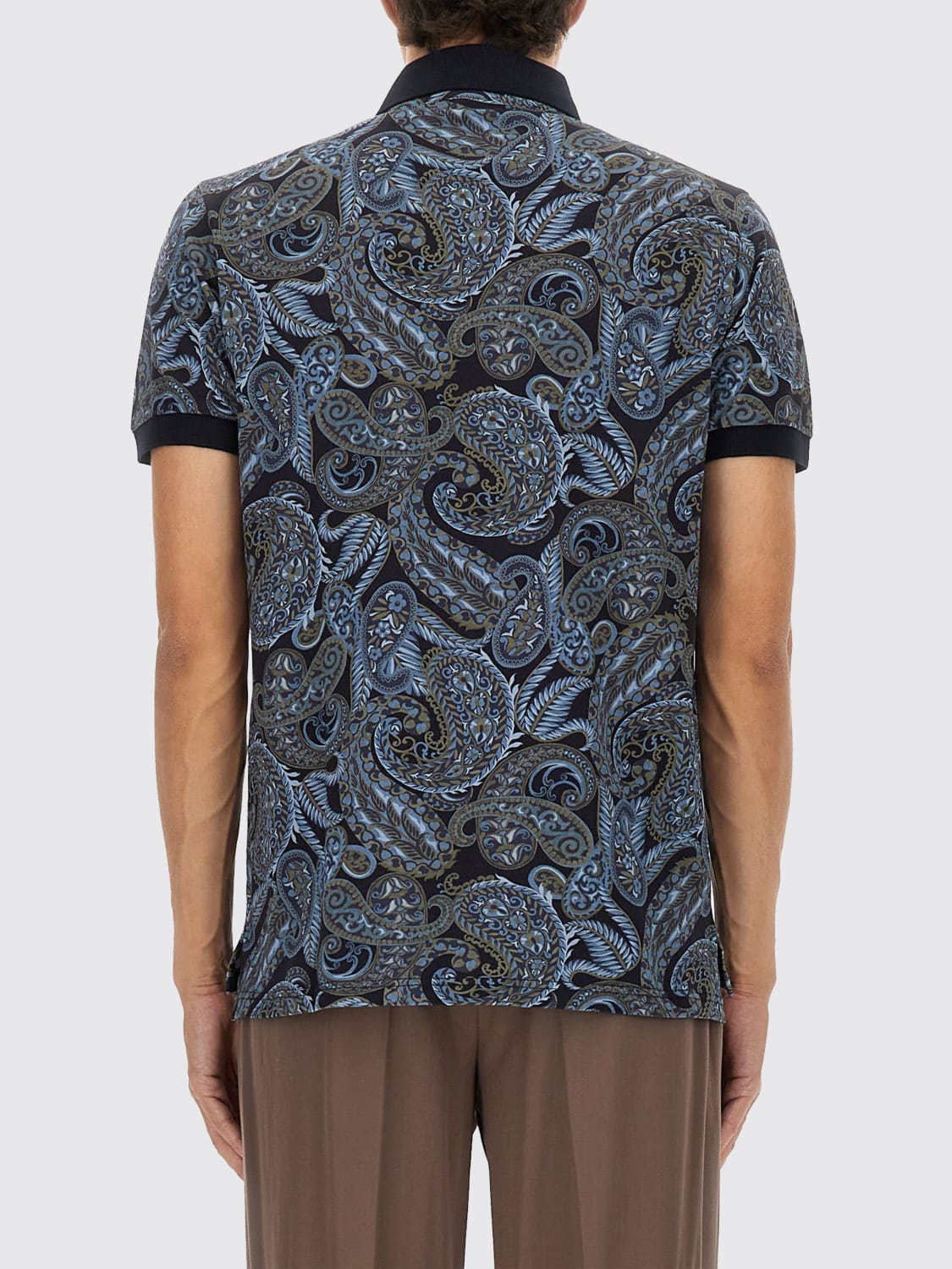 ETRO POLO: Polo hombre Etro, Azul Oscuro - Img 3