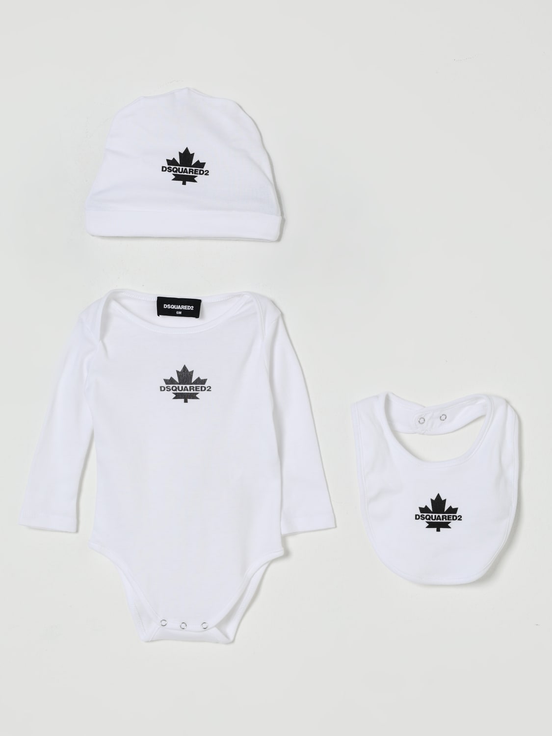 DSQUARED2 JUMPSUIT: Bodysuit kids Dsquared2, White - Img 1