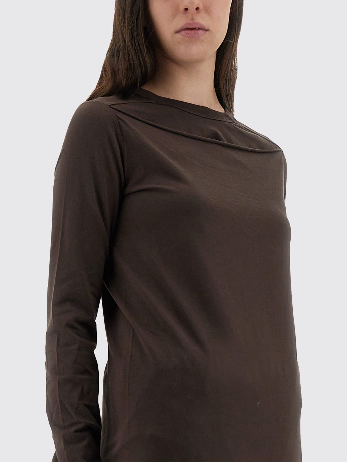 RICK OWENS CAMISETA: Camiseta mujer Rick Owens, Marrón - Img 4