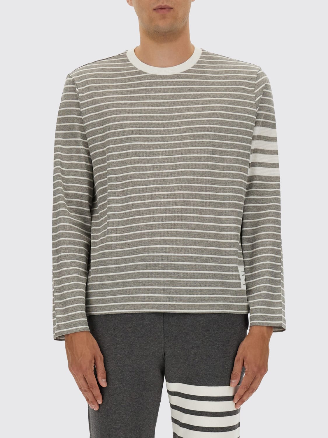 THOM BROWNE T-SHIRT: T-shirt herren Thom Browne, Grau - Img 1