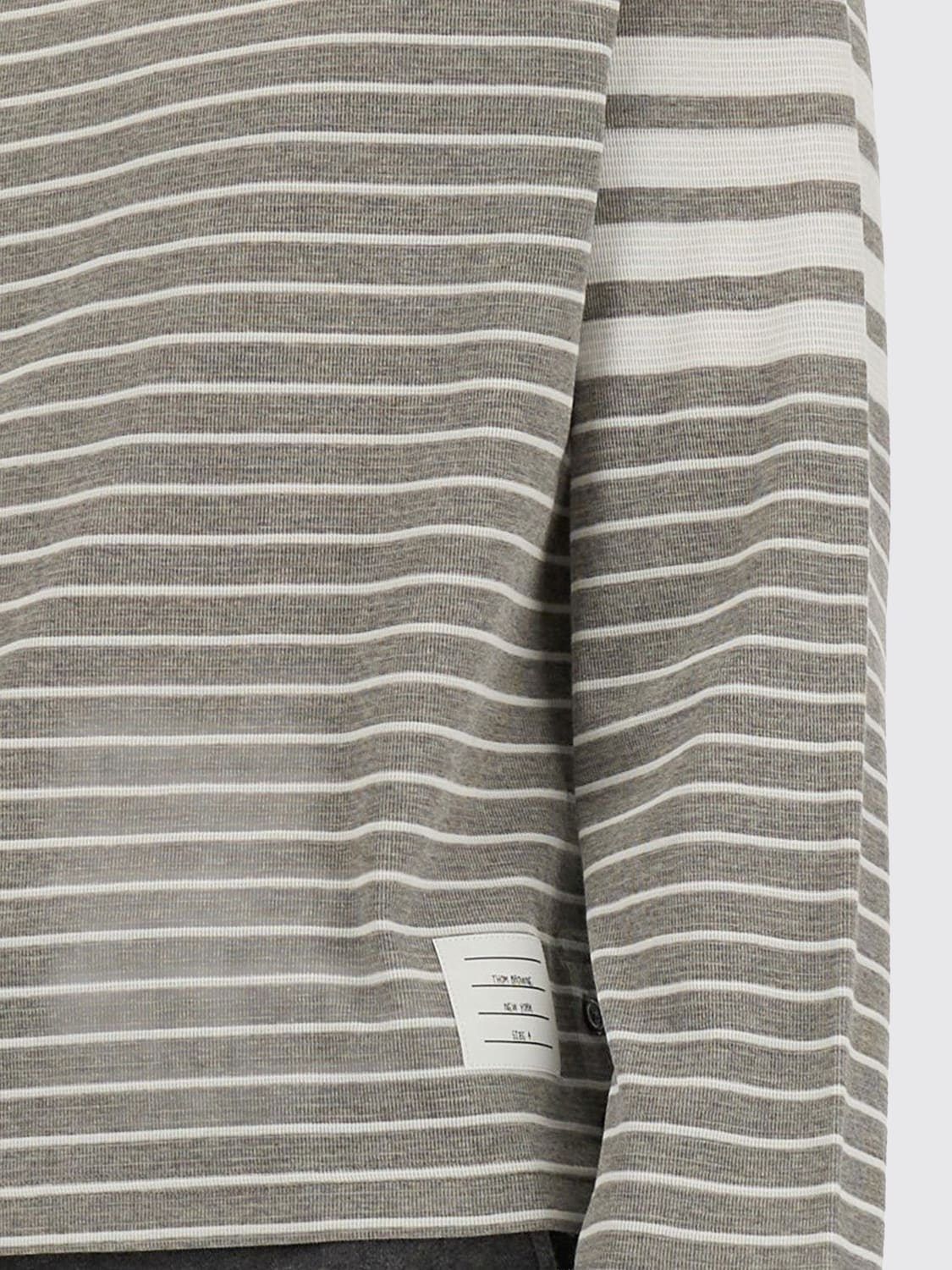 THOM BROWNE T-SHIRT: T-shirt herren Thom Browne, Grau - Img 4