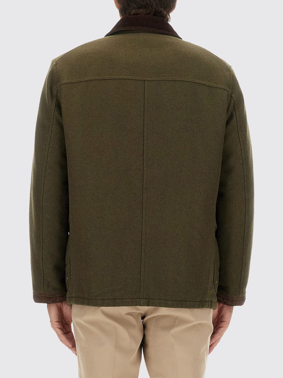 FAY CAPPOTTO: Cappotto di cotone Fay, Bosco - Img 3