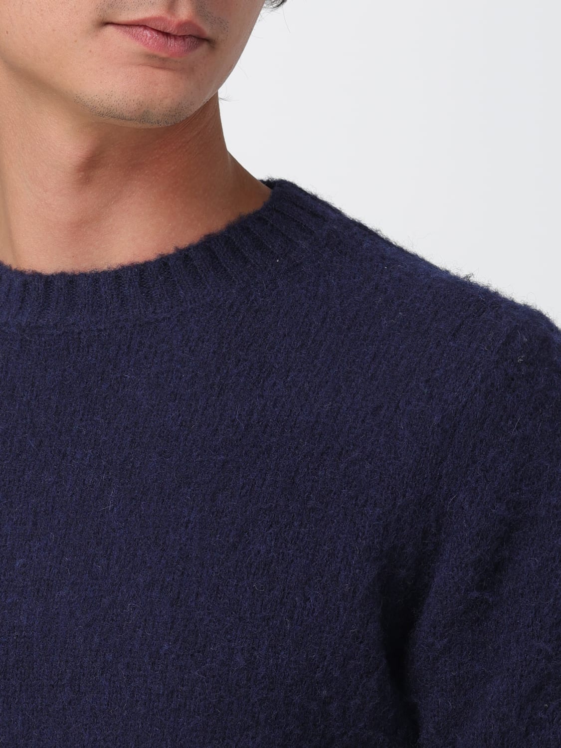ASPESI PULLOVER: Pullover herren Aspesi, Blau - Img 4