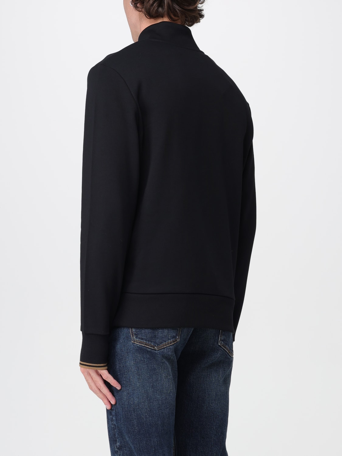FRED PERRY SWEATSHIRT: Sweatshirt men Fred Perry, Black 1 - Img 2