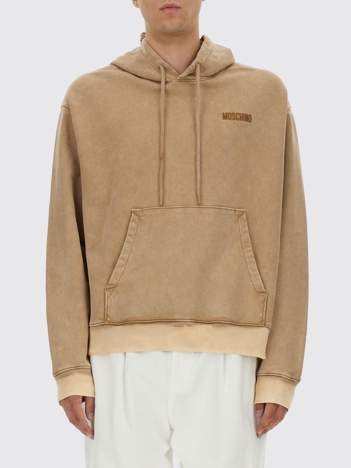 MOSCHINO COUTURE SWEATSHIRT: Sweatshirt men Moschino Couture, Brown - Img 1