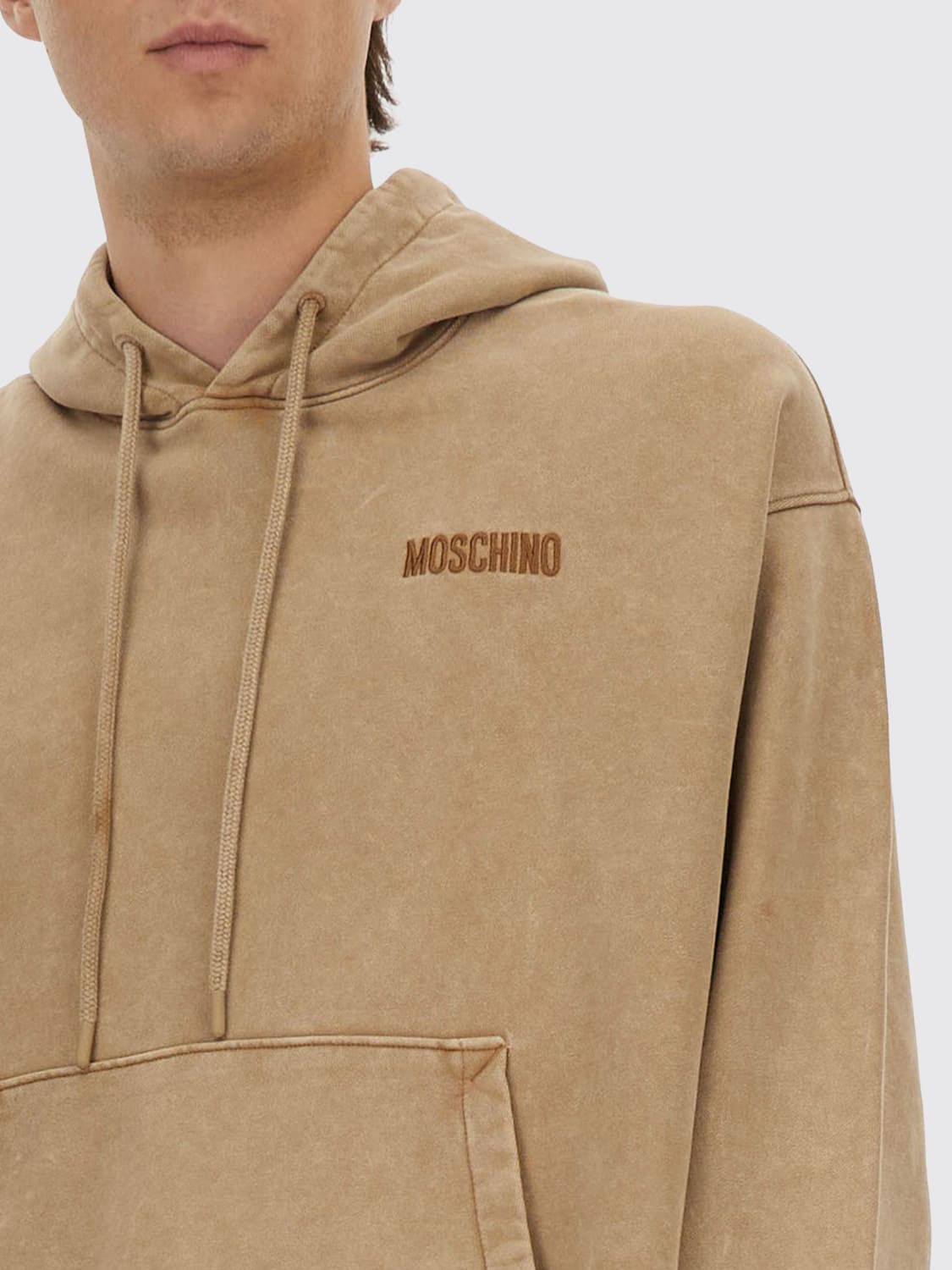 MOSCHINO COUTURE SWEATSHIRT: Sweatshirt men Moschino Couture, Brown - Img 4