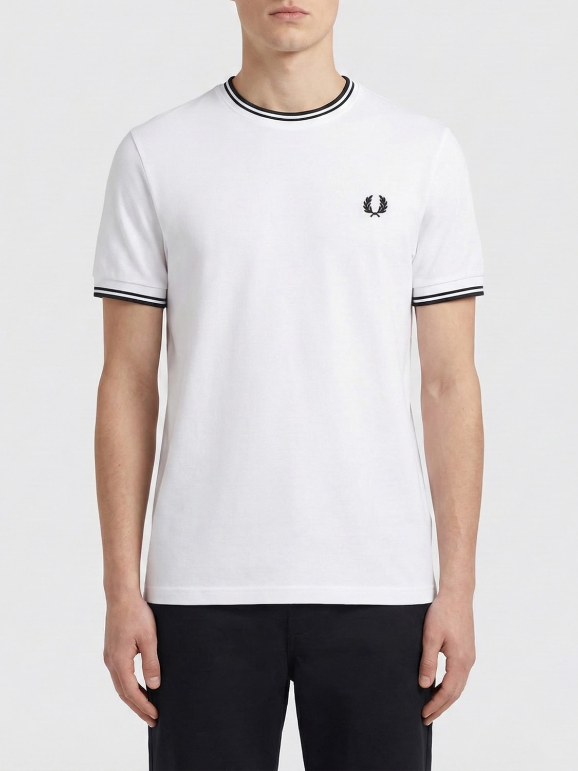 FRED PERRY T-SHIRT: T-shirt men Fred Perry, Black - Img 1