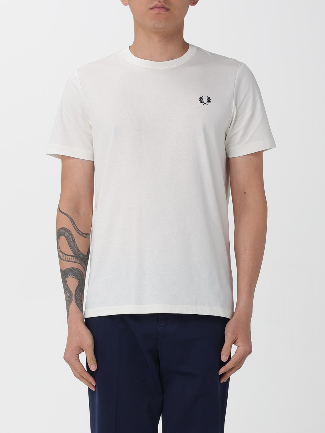 FRED PERRY CAMISETA: Camiseta hombre Fred Perry, Crema - Img 1