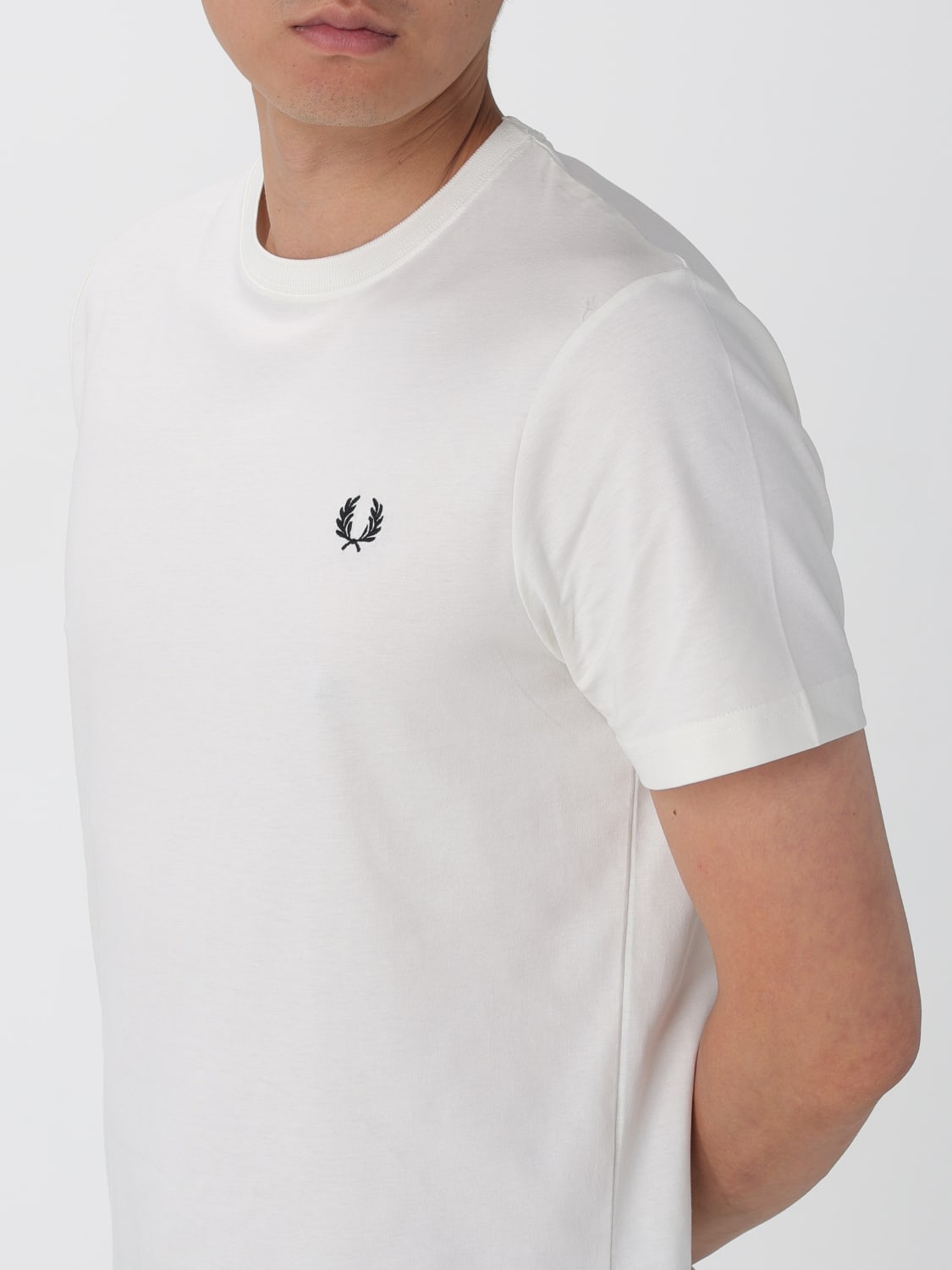 FRED PERRY CAMISETA: Camiseta hombre Fred Perry, Crema - Img 3