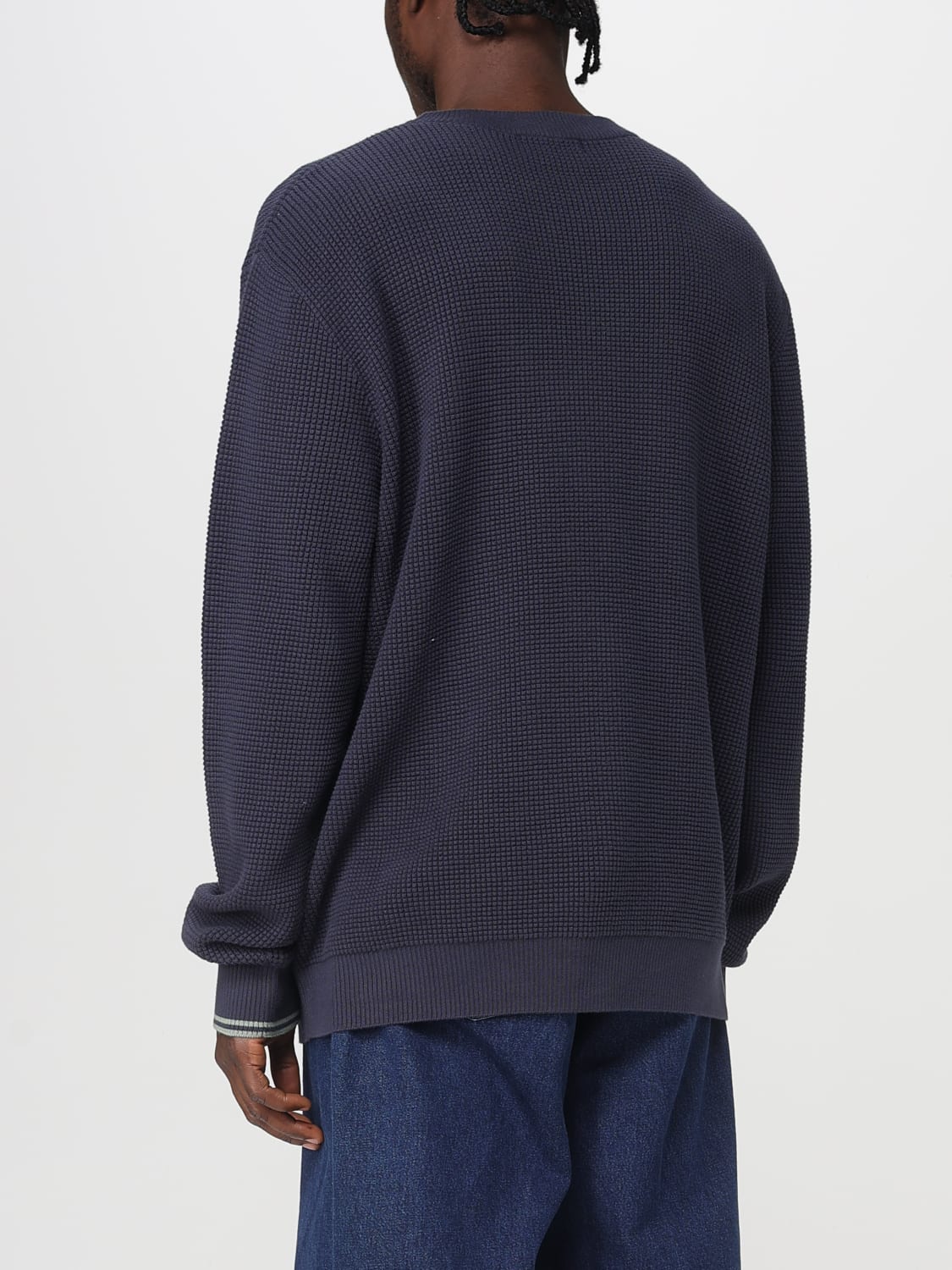 FRED PERRY SWEATER: Sweater men Fred Perry, Blue - Img 2