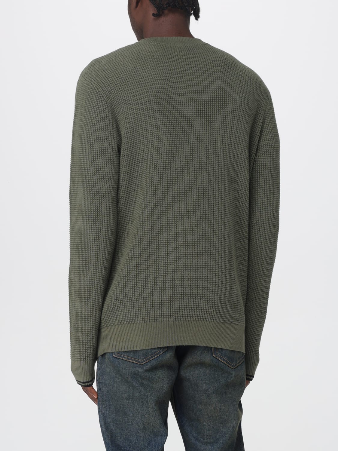 FRED PERRY SWEATER: Sweater men Fred Perry, Green - Img 2