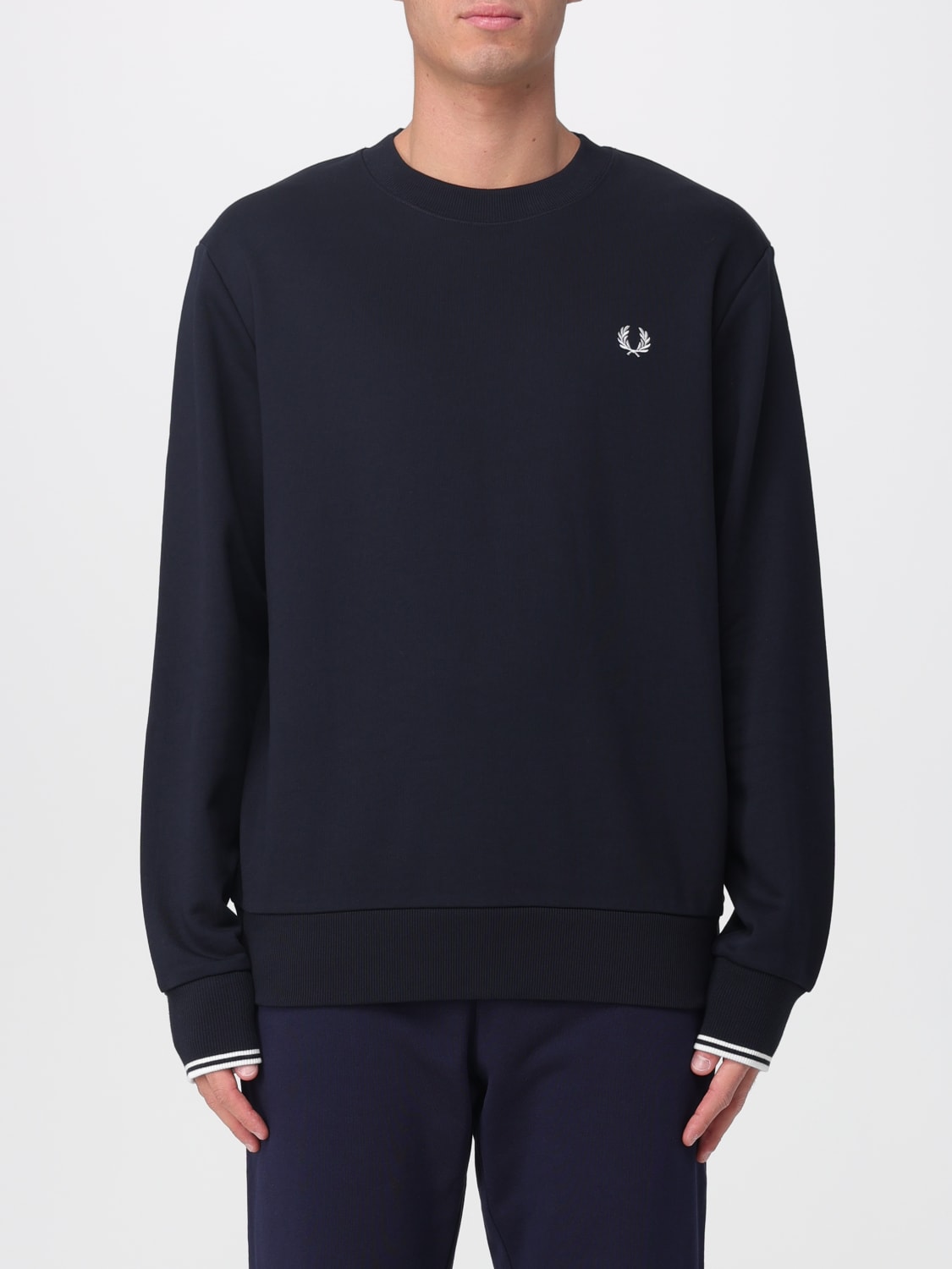 FRED PERRY SWEATSHIRT: Sweatshirt men Fred Perry, Black - Img 1