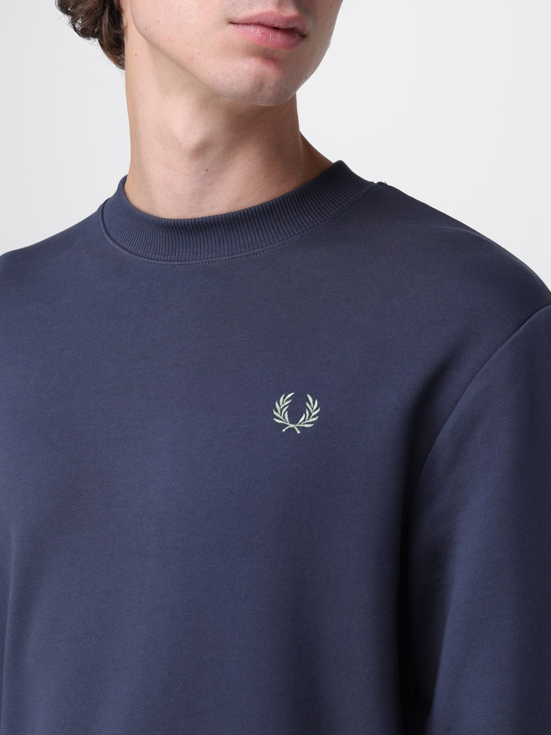 FRED PERRY SWEATSHIRT: Sweatshirt men Fred Perry, Blue - Img 3