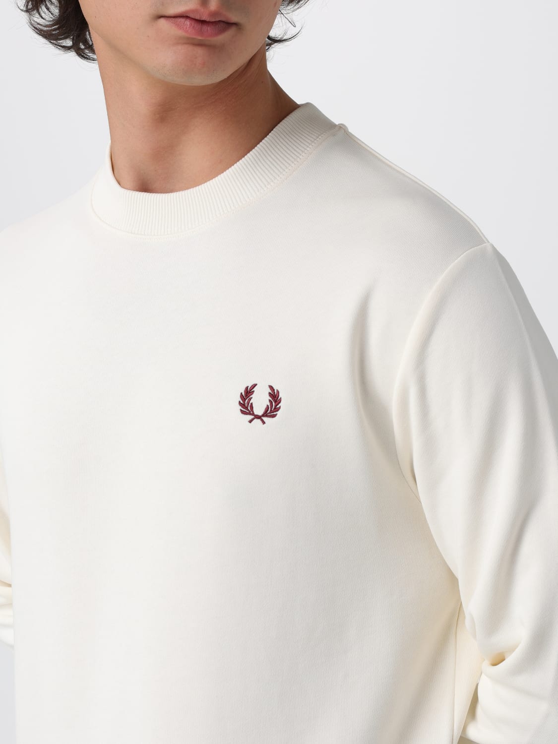FRED PERRY SUDADERA: Sudadera hombre Fred Perry, Beige - Img 3