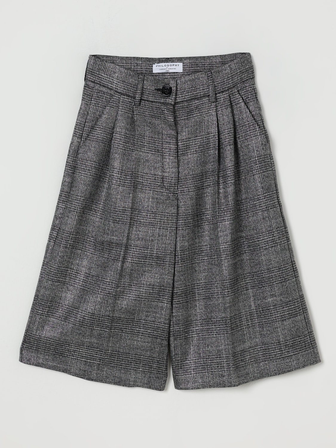 PHILOSOPHY DI LORENZO SERAFINI SHORTS: Short kids Philosophy Di Lorenzo Serafini, Yellow Cream - Img 1