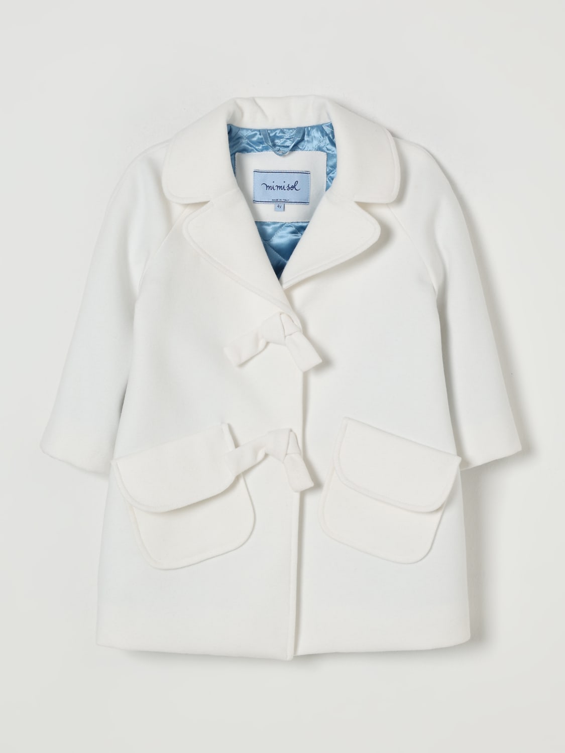 MI MI SOL MANTEL: Mantel kinder Mi Mi Sol, Yellow Cream - Img 1