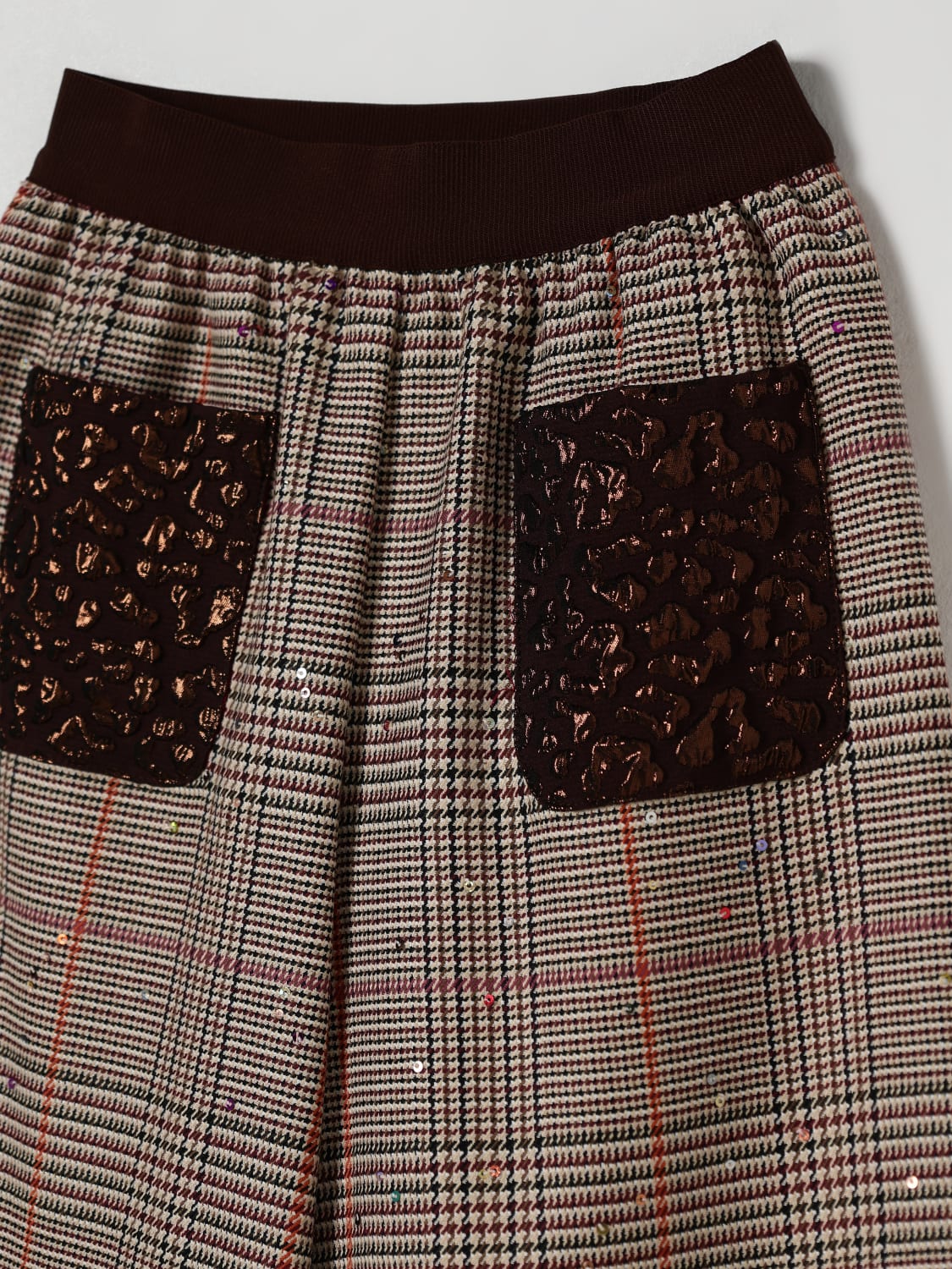 MI MI SOL PANTS: Pants kids Mi Mi Sol, Brown - Img 3