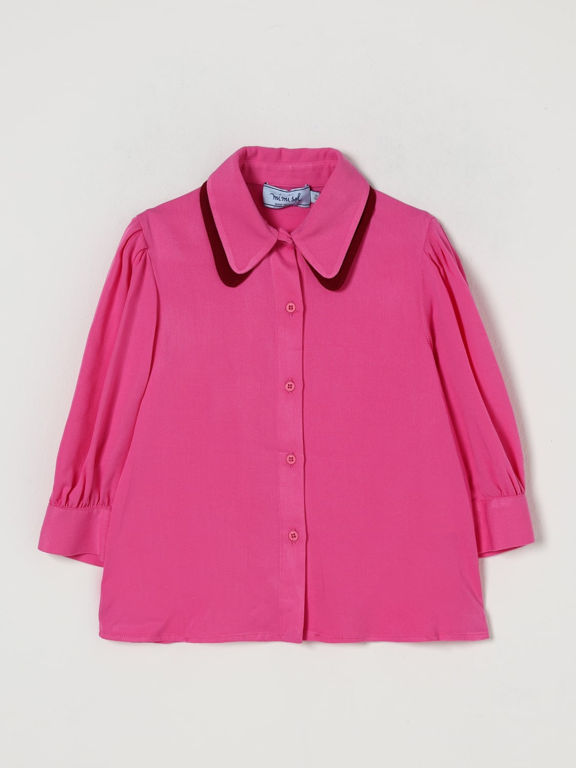 MI MI SOL BLUSE: Bluse kinder Mi Mi Sol, Fuchsia - Img 1