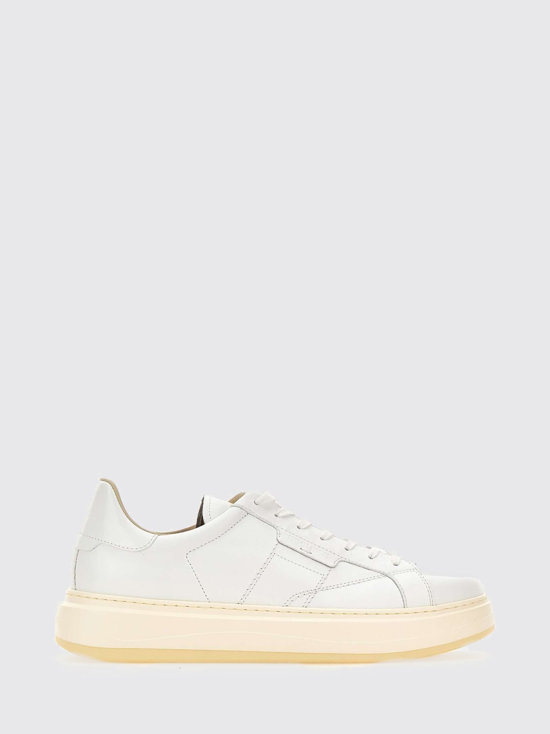 WOOLRICH SNEAKERS: Sneakers Arrow Woolrich in pelle, Bianco - Img 1