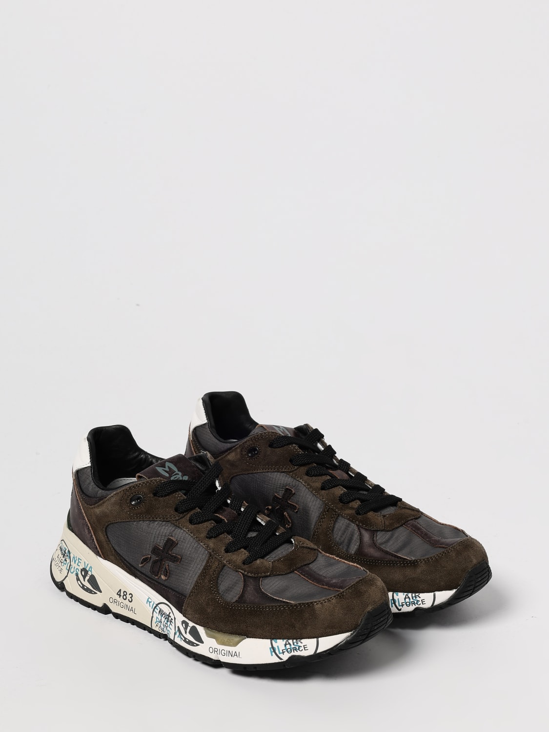 PREMIATA ZAPATILLAS: Zapatillas hombre Premiata, Militar - Img 2