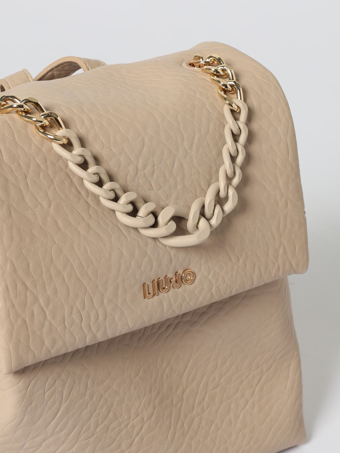 LIU JO BACKPACK: Backpack woman Liu Jo, Beige - Img 3