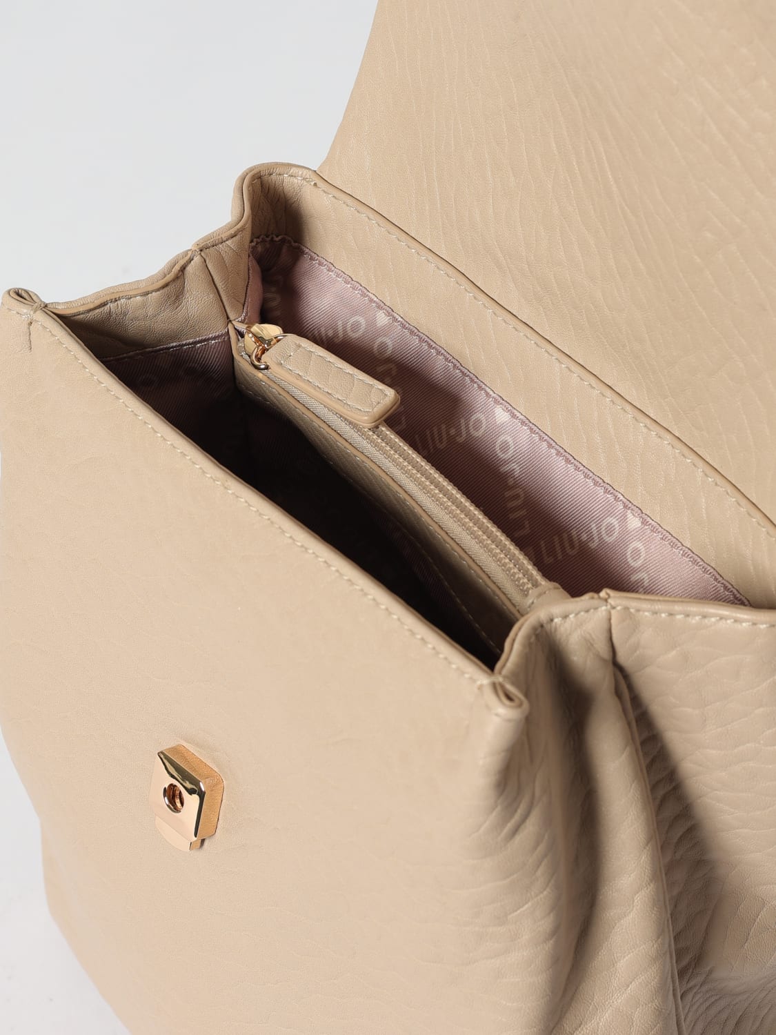 LIU JO BACKPACK: Backpack woman Liu Jo, Beige - Img 4