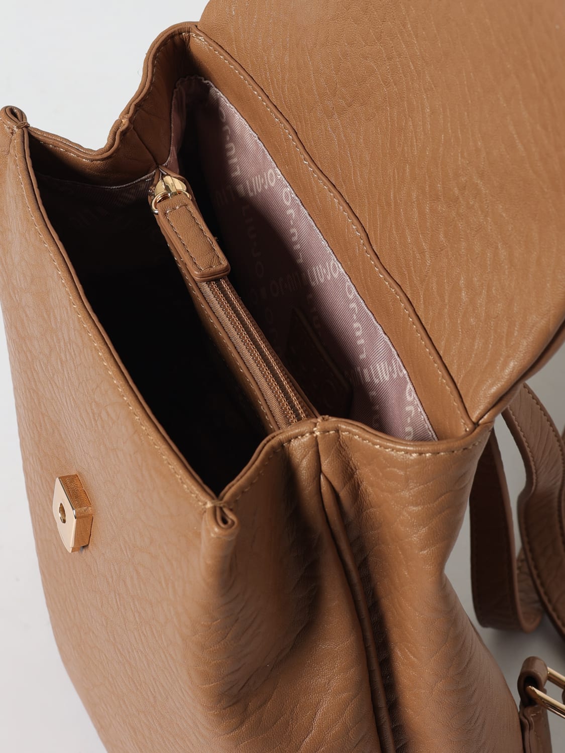LIU JO BACKPACK: Backpack woman Liu Jo, Brown - Img 4