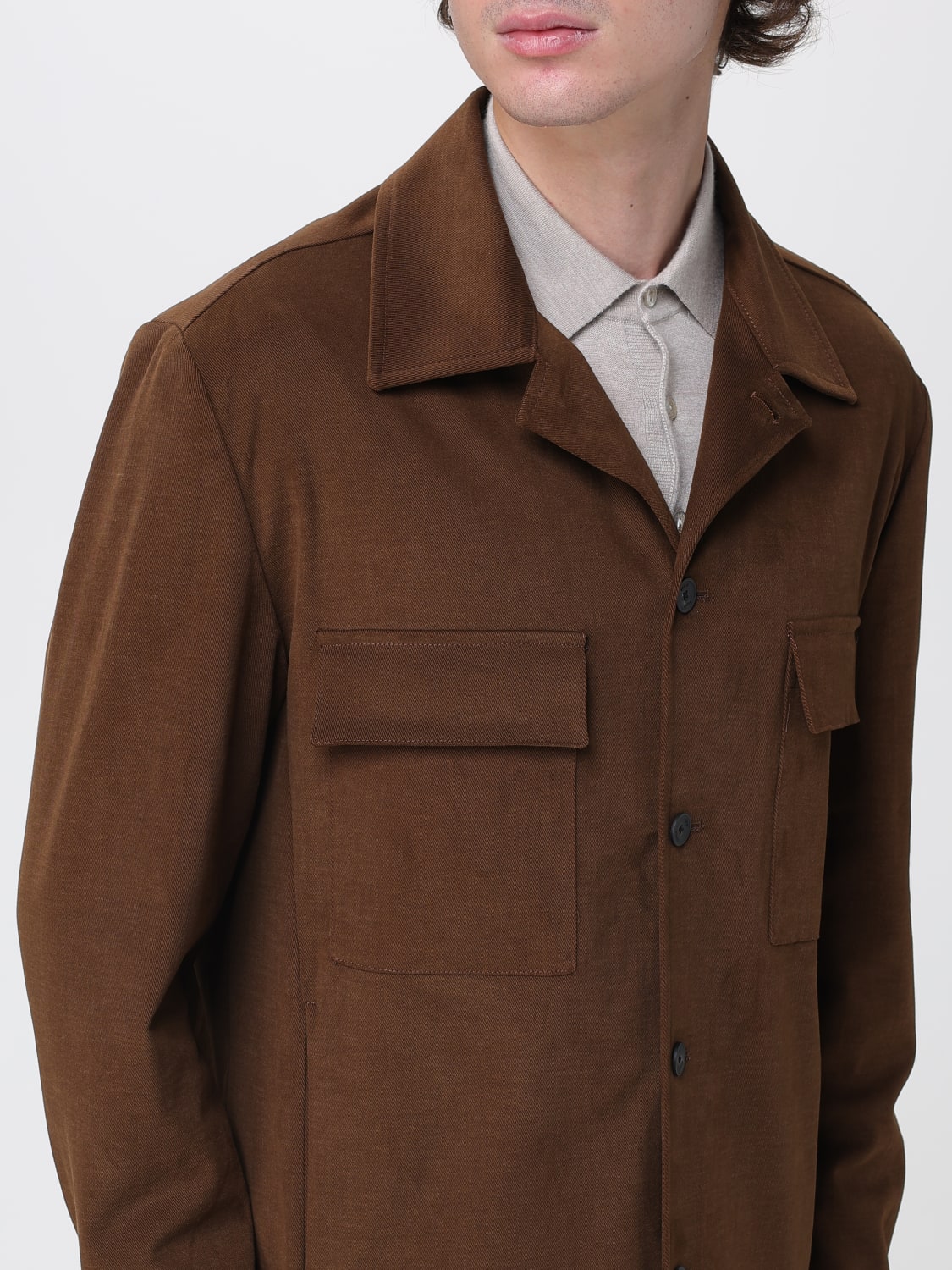 BRIGLIA 1949 JACKE: Blazer herren Briglia 1949, Braun - Img 4